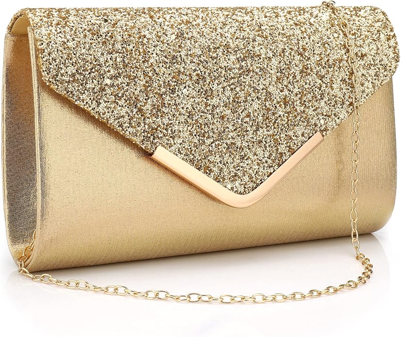 Clutch à sequins brillant