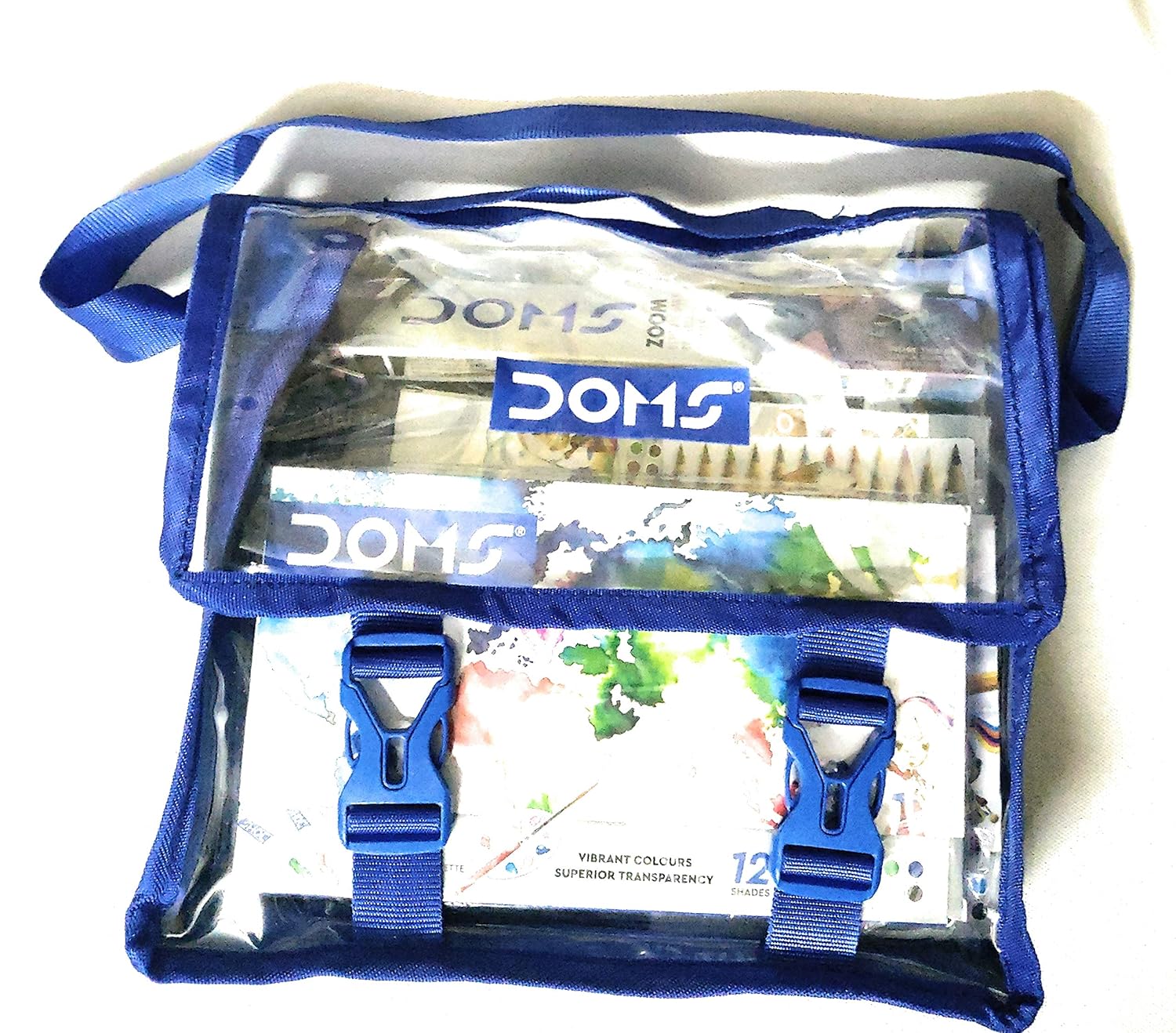 DOMS Junior Smart Art Kit with 8 Products in Smart Bag (Multicolor) Amazon.in Home & Kitchen