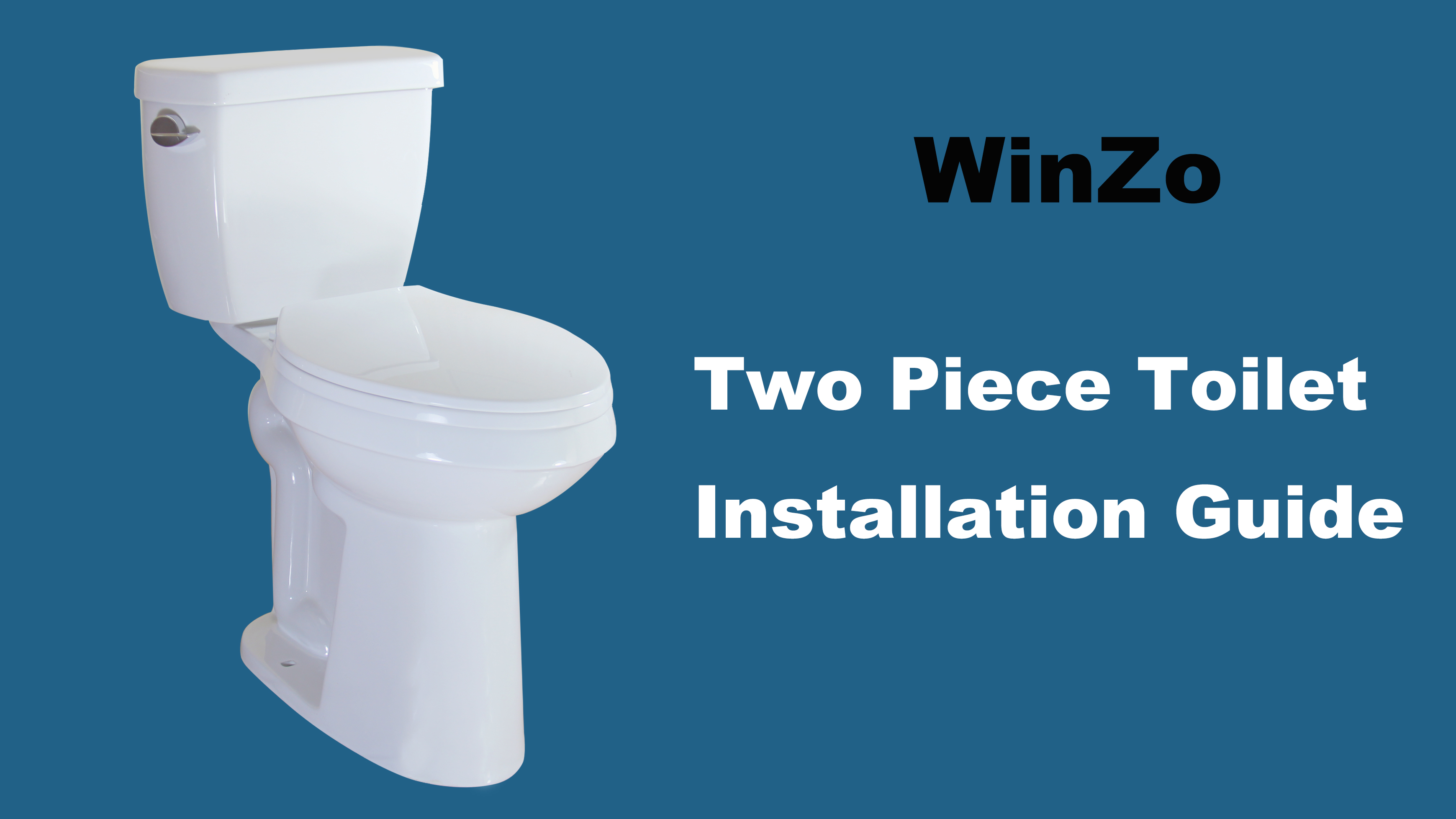 WinZo WZ5888TS 19 inches Tall Toilet Two Piece with Left Flush