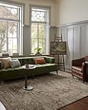 Loloi Magnolia Home by Joanna Gaines Mona Collection MOA-01 Cocoa/Stone 7'-6