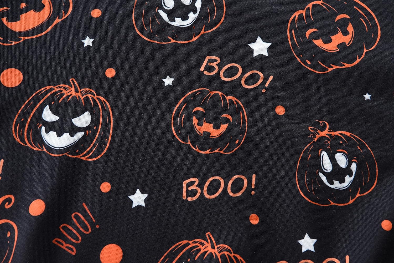 EULLA Toddler Boys Skeleton Sweatshirts Glow in The Dark Toddler Cotton Pumpkin Tops