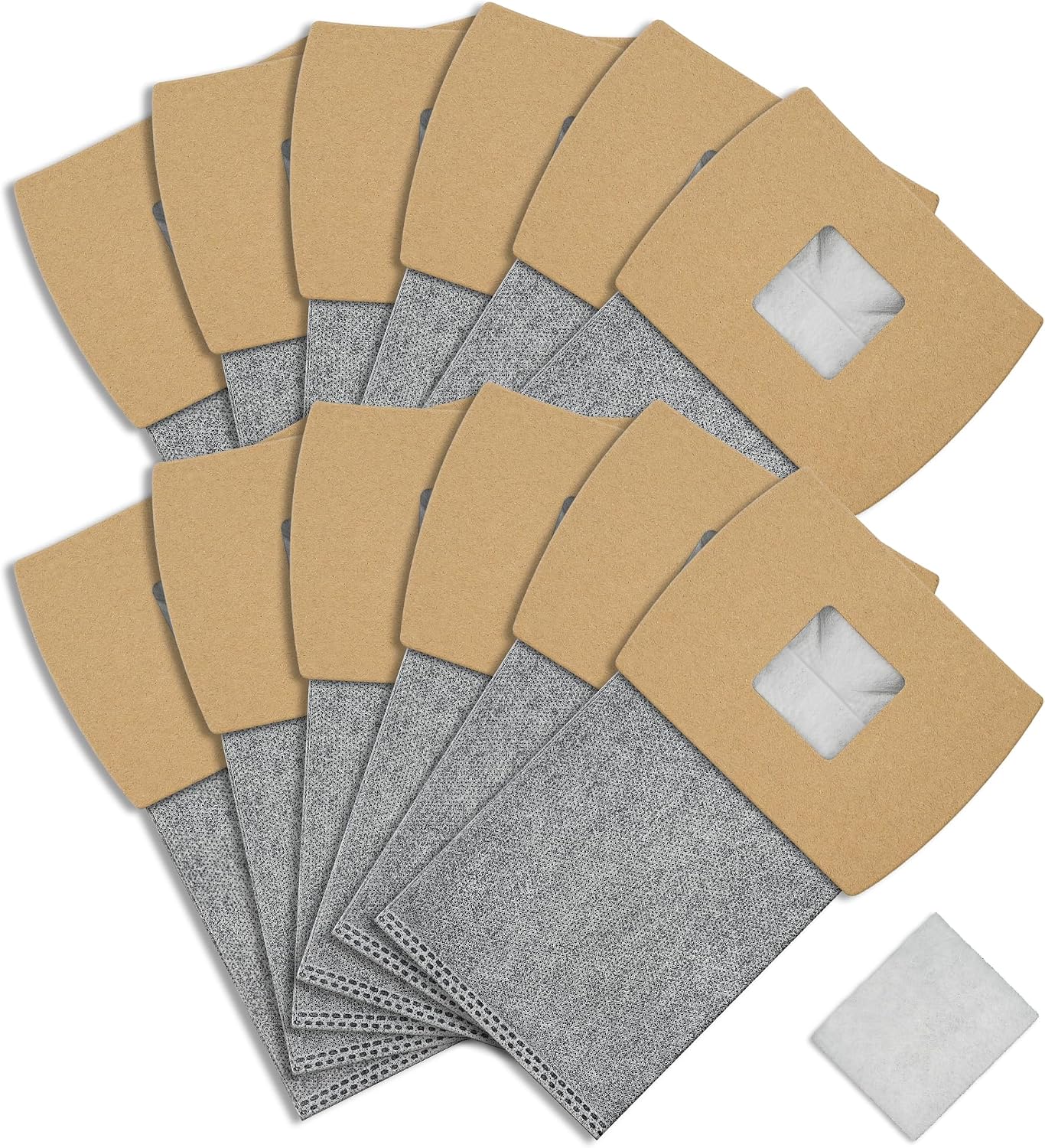 12 Pack Vacuum Bags Replacement for Oreck Handheld Vacuum Cleaner | Compatible with BB180, BB280, BB850, BB870, BB880, BB900, BB1000, BB1100, BB1200, MV160, CC1600, Replaces Part # PKBB12OF