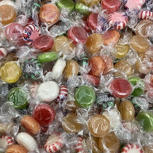 Caramelo duro original de menta Starlight envuelto individualmente (favoritos de tarro de caramelo, 1 libra)