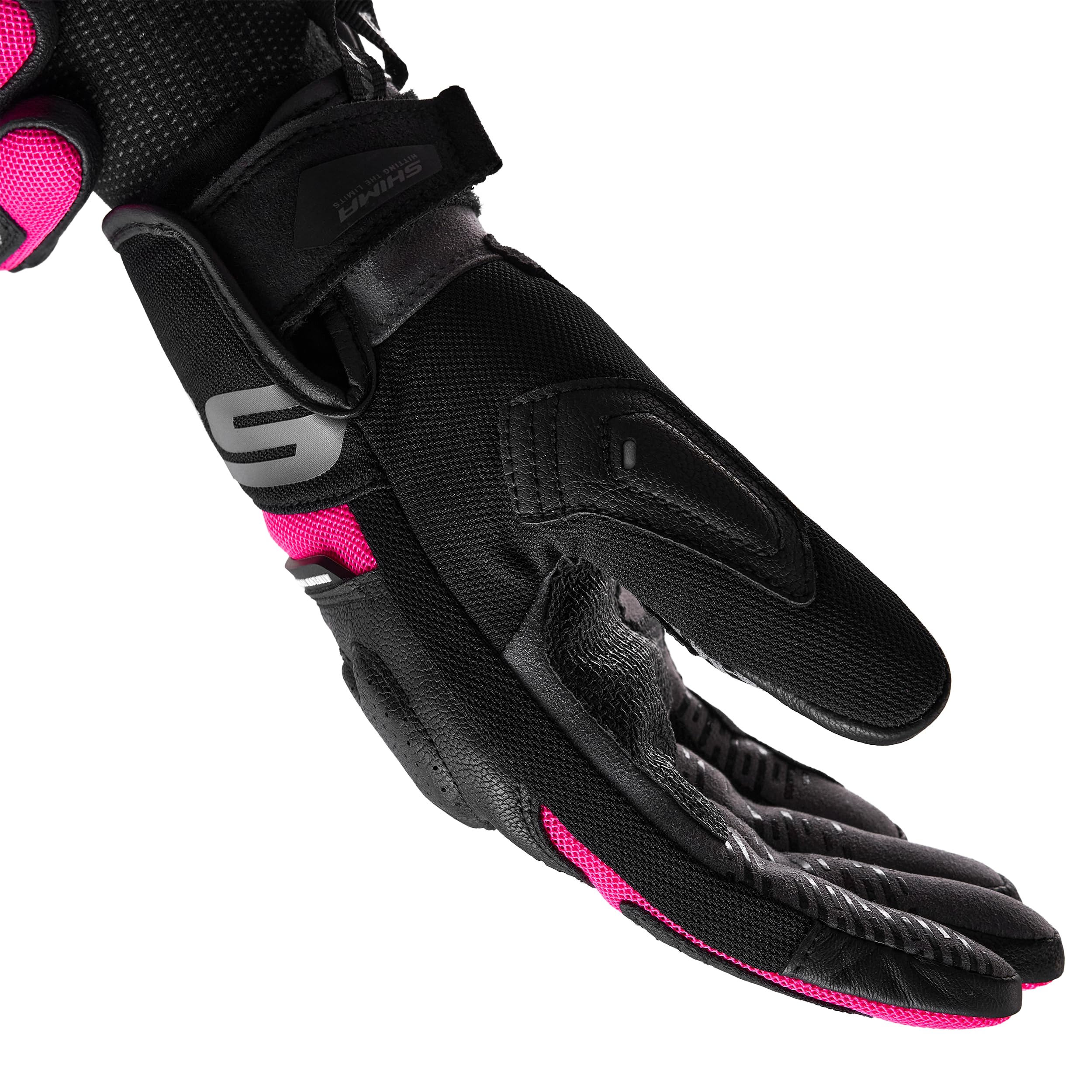SHIMA BLAZE 3.0 Guantes Moto Hombre Mujer G-FLEXX Protecciones TPR Textil y Cuero de Cabra Cortos Ventilados TouchTip