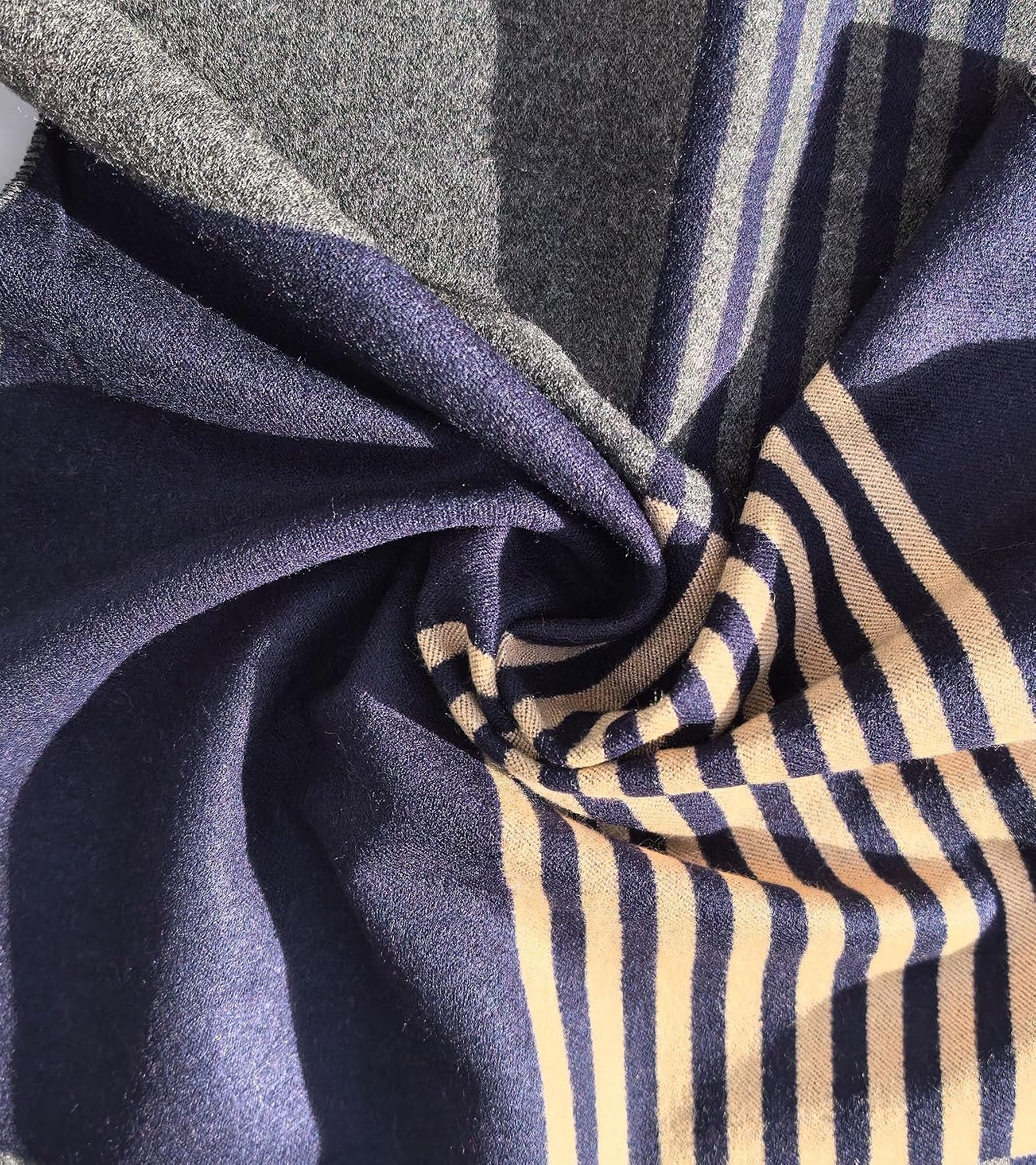Men Winter Scarf Soft Warm Long Cashmere Feel Scarves