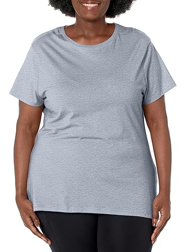 JUST My Size Womens Plus-Size Short Sleeve Crew Neck Tee