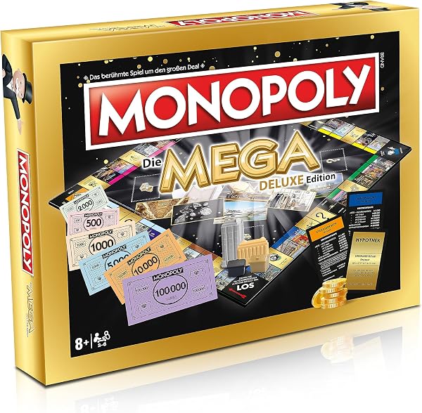 Monopoly - Mega Deluxe Edition Luxus Brettspiel Spiel Gesellschaftsspiel