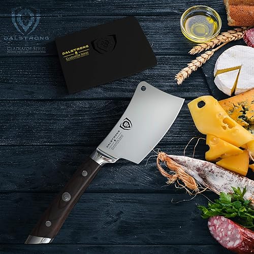 Miniatura 9 de Dalstrong Cuchillo para carne, 4.5 pulgadas, Gladiator Series Elite, cuchillo de cocina de regalo resistente, mango negro, cuchillo afilado, acero