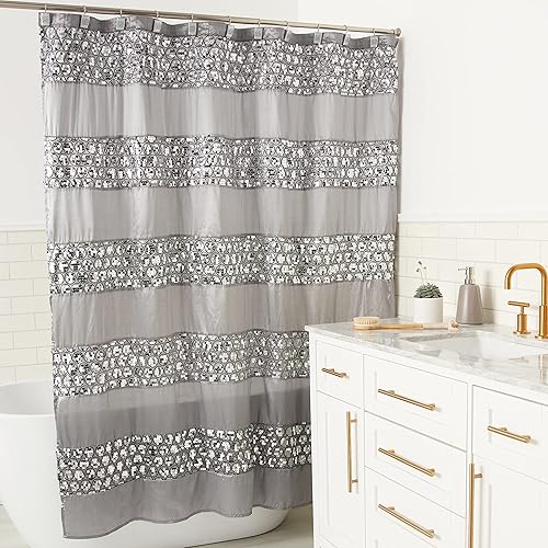 Miniatura 9 de Popular Bath Juego de 2 piezas de accesorios de baño modernos de Sinatra, cesta de residuos y caja de pañuelos, moderno, clásico, contemporáneo,