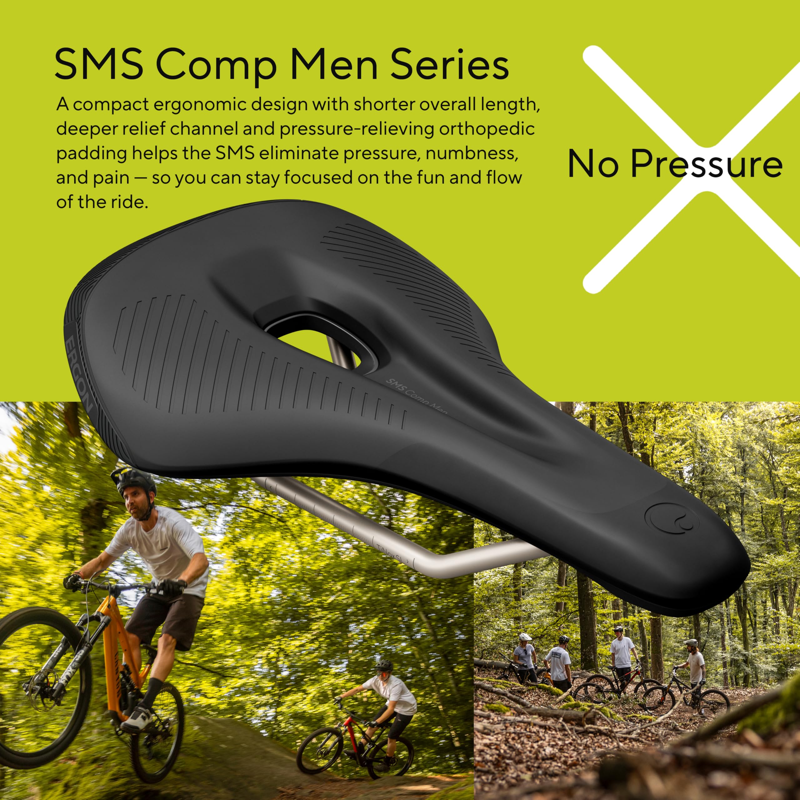 Amazon | エルゴン SMS コンプ メン サドル S/M(SDL36500) | Ergon