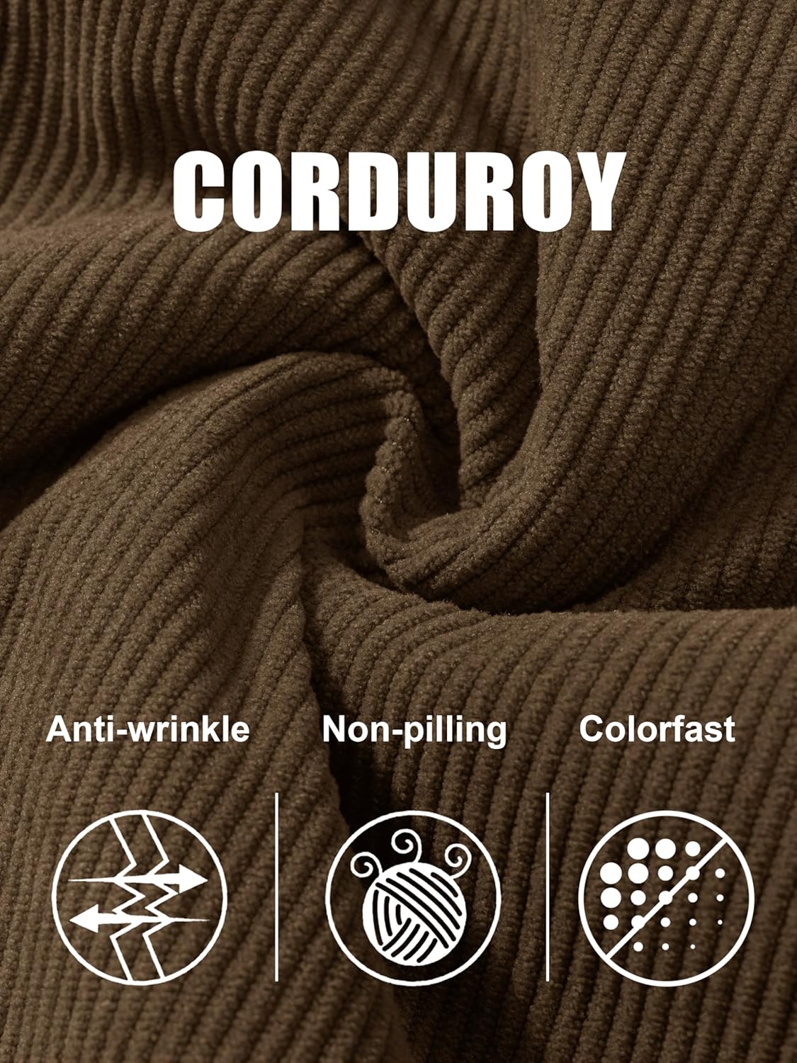 MAGCOMSEN Women's Corduroy Jacket Sherpa Fleece Lined Warm Winter Coat Button Down Casual Jacket with Pockets - Image 6