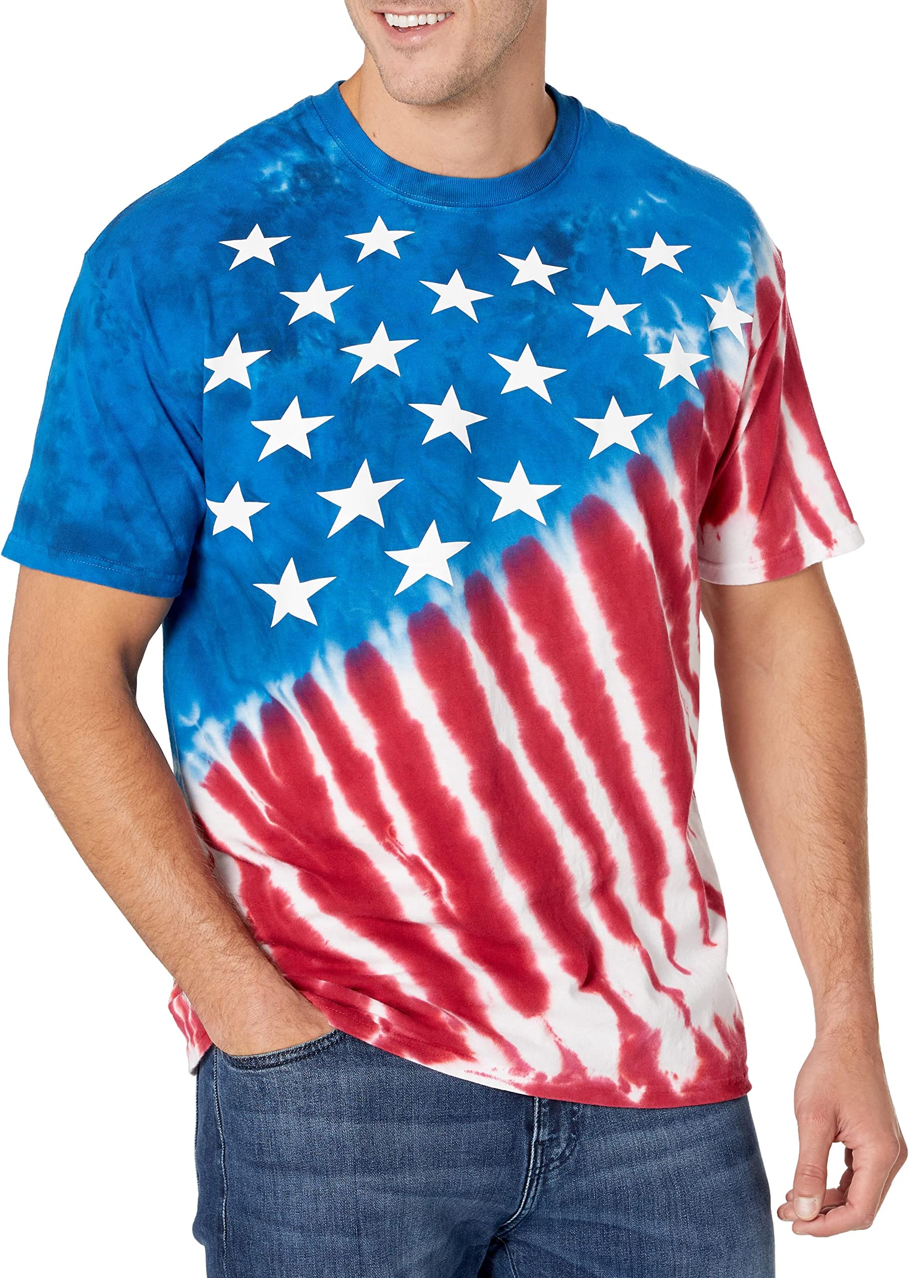 Liquid BlueMen's Stars and Stripes T-Shirt