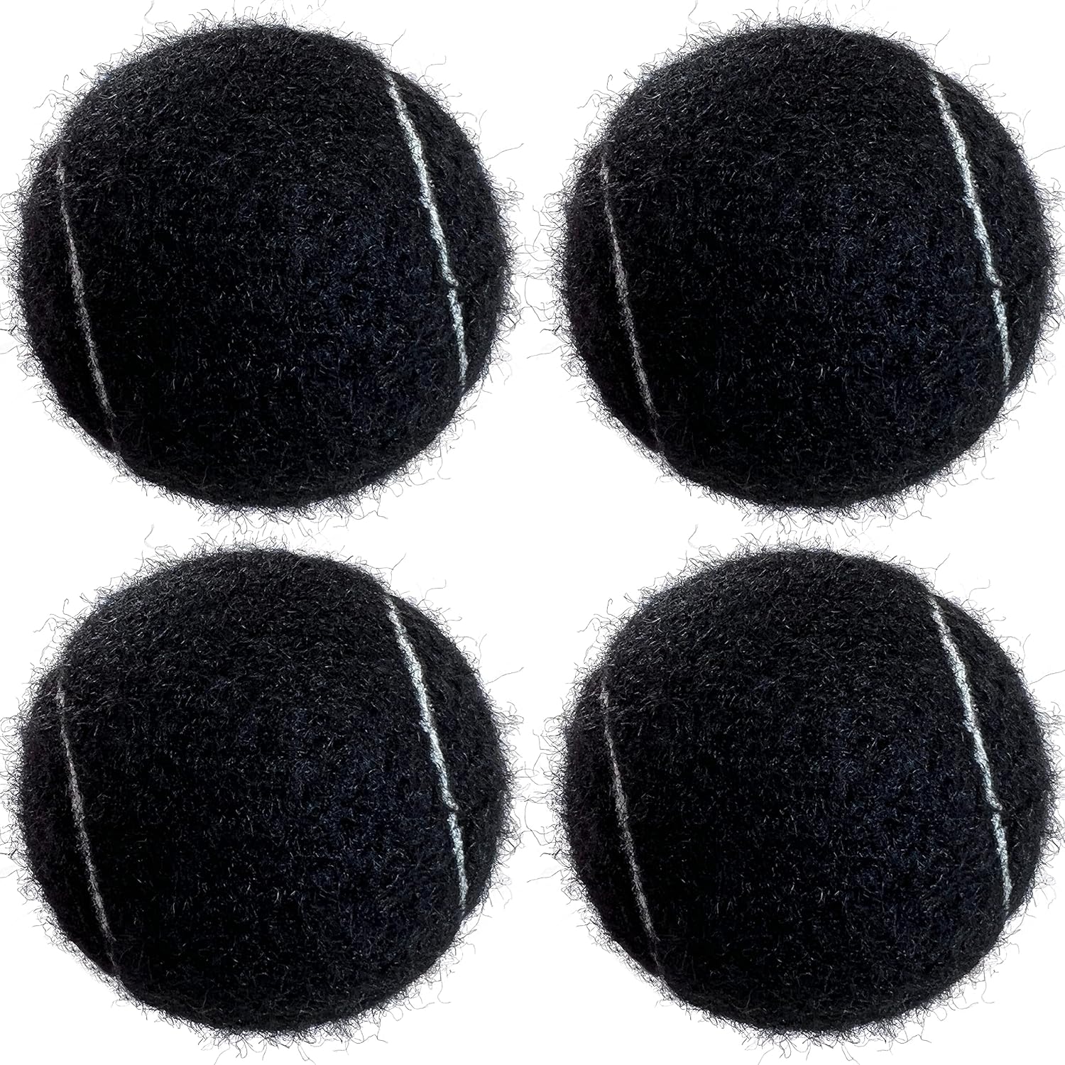 Tennis Balls, 4 Pack Advanced Training & Practice Tennis Balls for Beginners, High Visibility Pet Dog Playing Balls