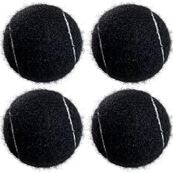 Tennis Balls, 4 Pack Advanced Training & Practice Tennis Balls for Beginners, High Visibility Pet Dog Playing Balls