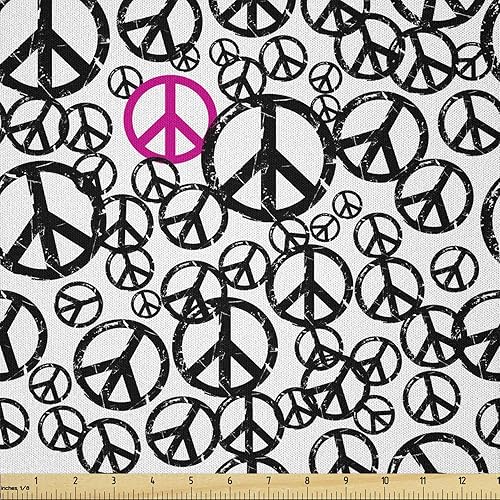 Miniatura 108 de Tela de panda Lunarable de The Yard, diseño de oso asiático con dibujos animados comiendo hojas y ramas, animal silvestre, tela decorativa para