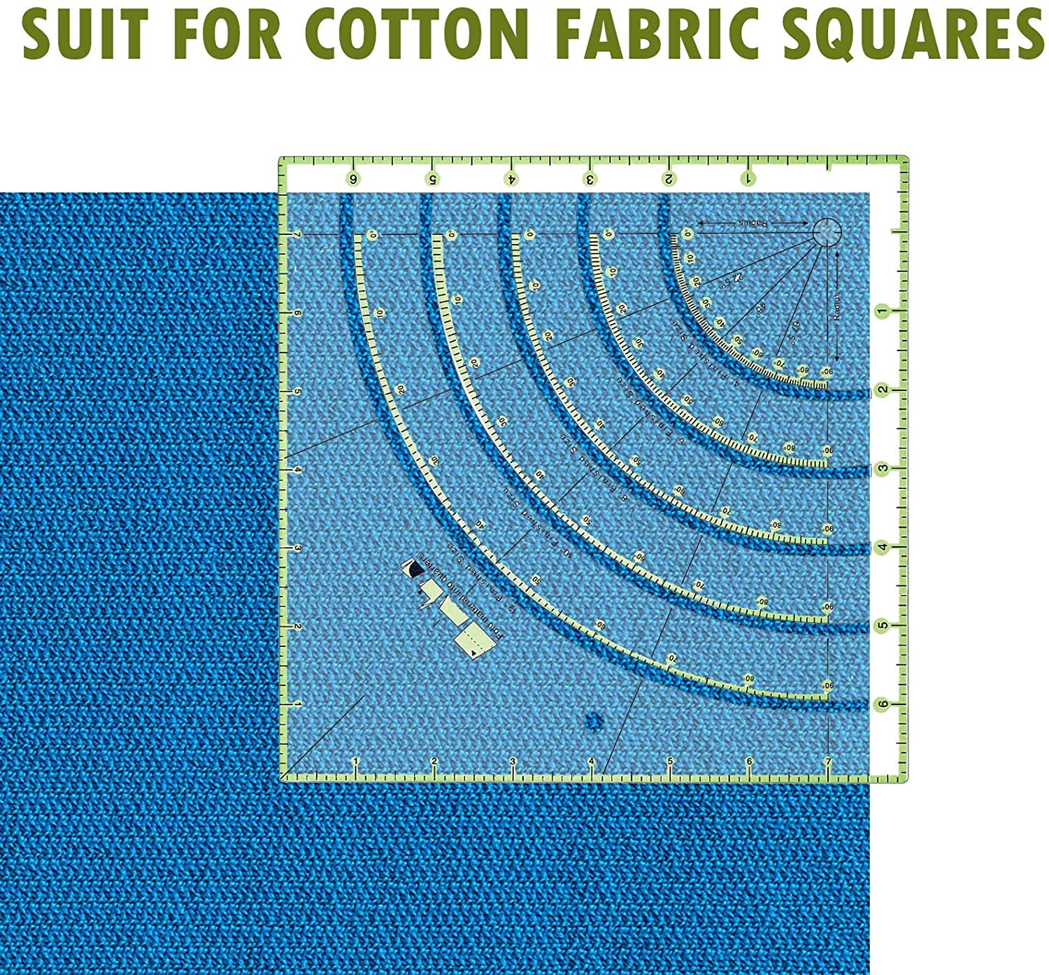 Along Came Quilting Rulers Multifunctional Quilting Circle Cutter Ruler ...