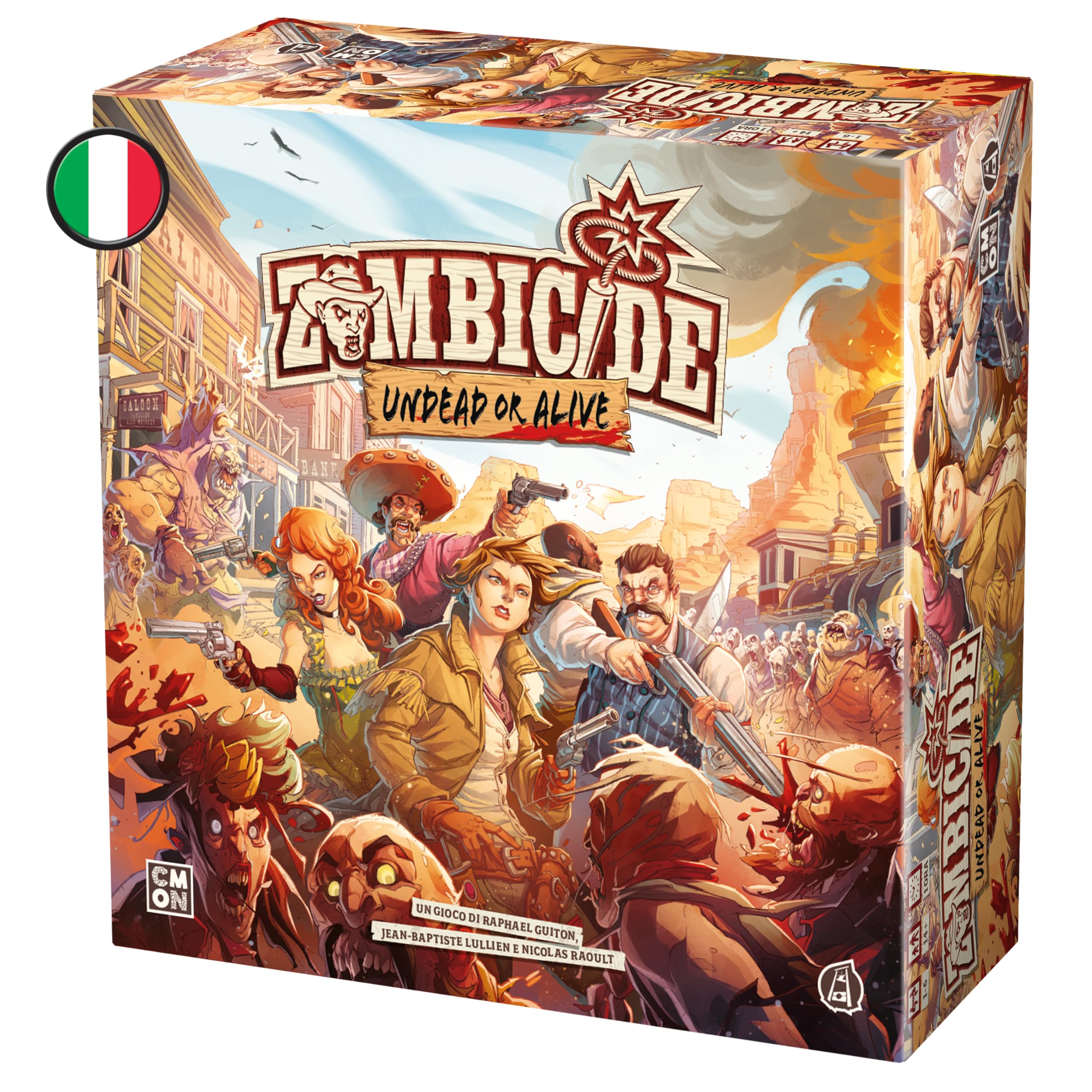 Asmodee - Zombicide: Undead or Alive - Collaborative Board Game, 1-6 Players, 14+ Years, Italian Edition