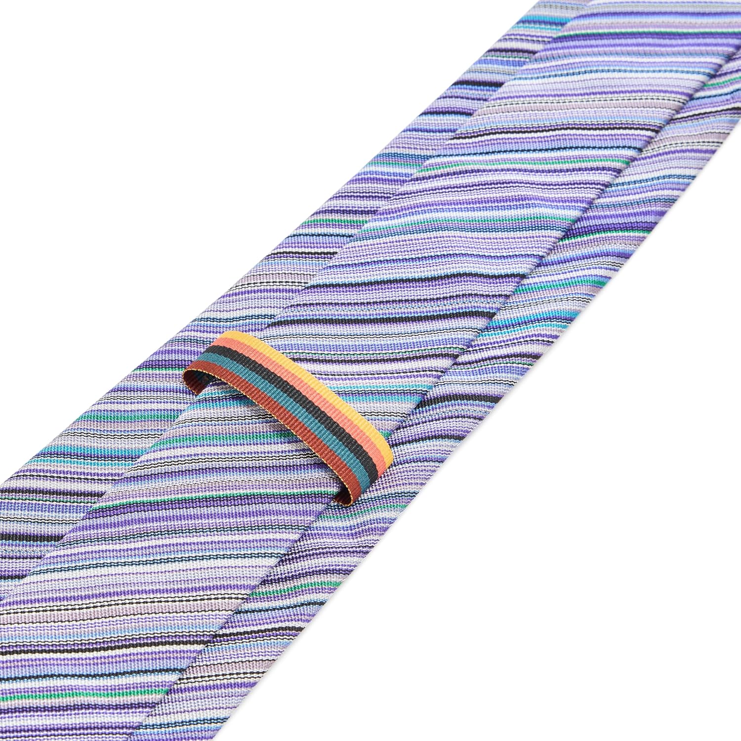 PS Paul Smith Men's Signature Stripe Tie, Navy, 8 CM