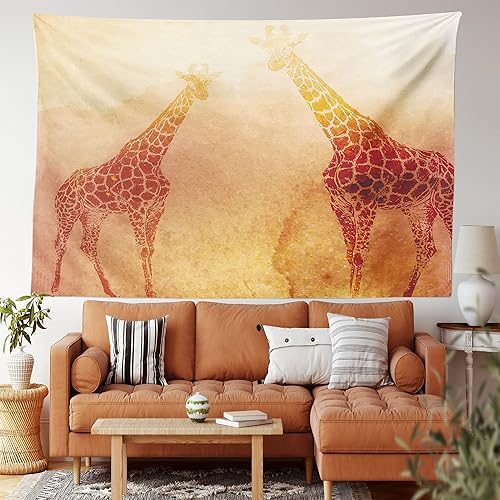 Miniatura 116 de Ambesonne Tapiz de fiesta de los años 70, caja retro en arte pop, música de baile, composición colorida impresa, para colgar en la pared para