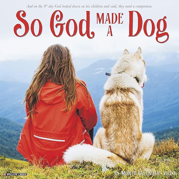 So God Made a Dog 2020 Wall Calendar
