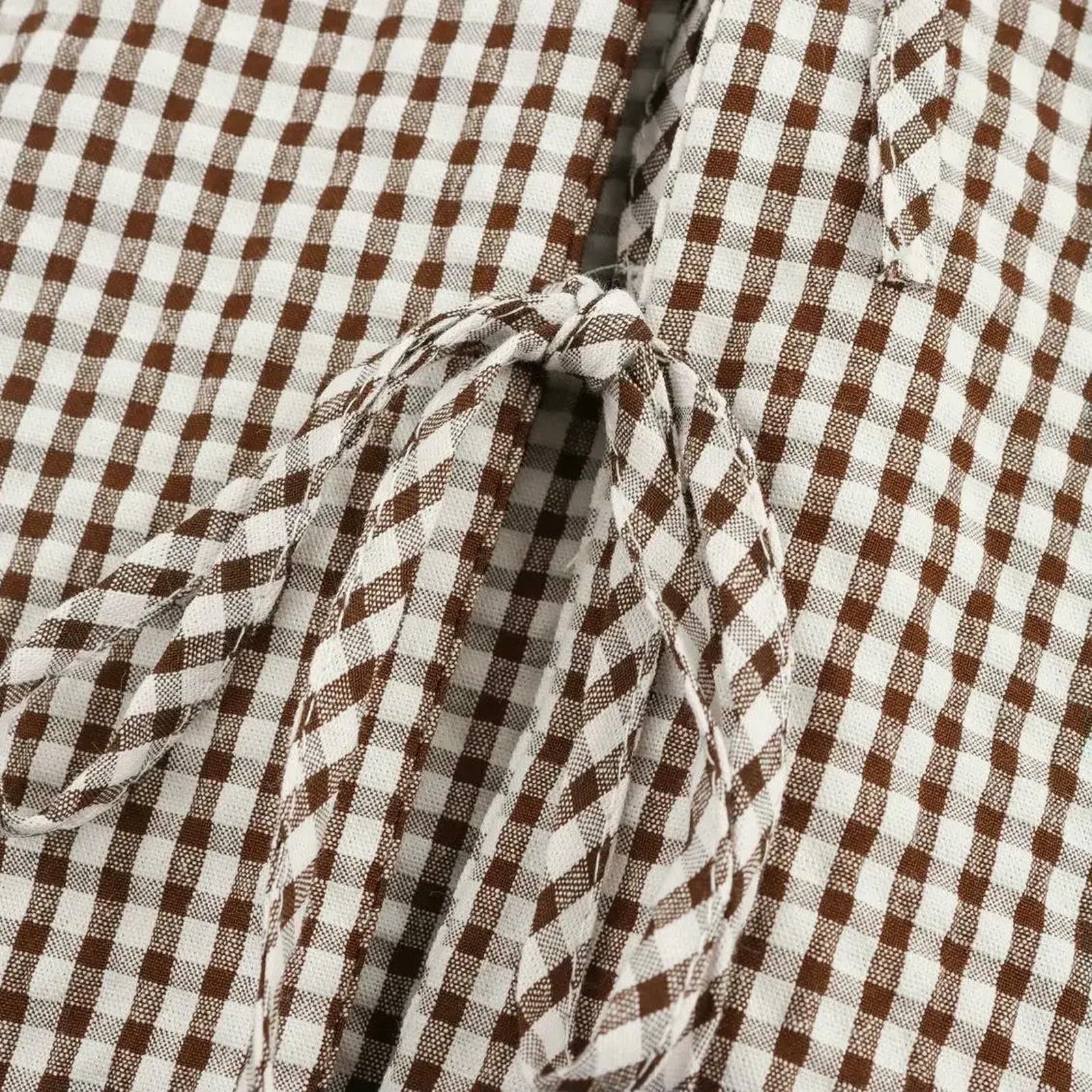 Koszula damska damska Plaid Koszule i bluzki Odzież Moda Turn Down Neck Bluzka Topy damskie--l