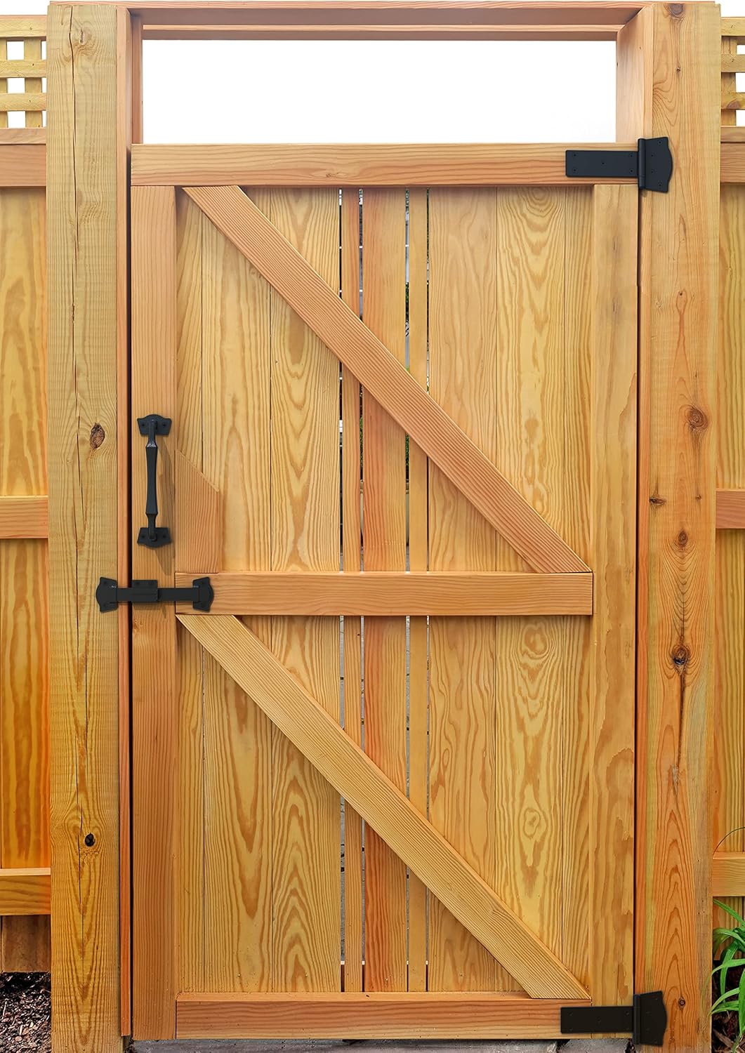 National Hardware N166-031 Mountain Modern Black Gate Kit