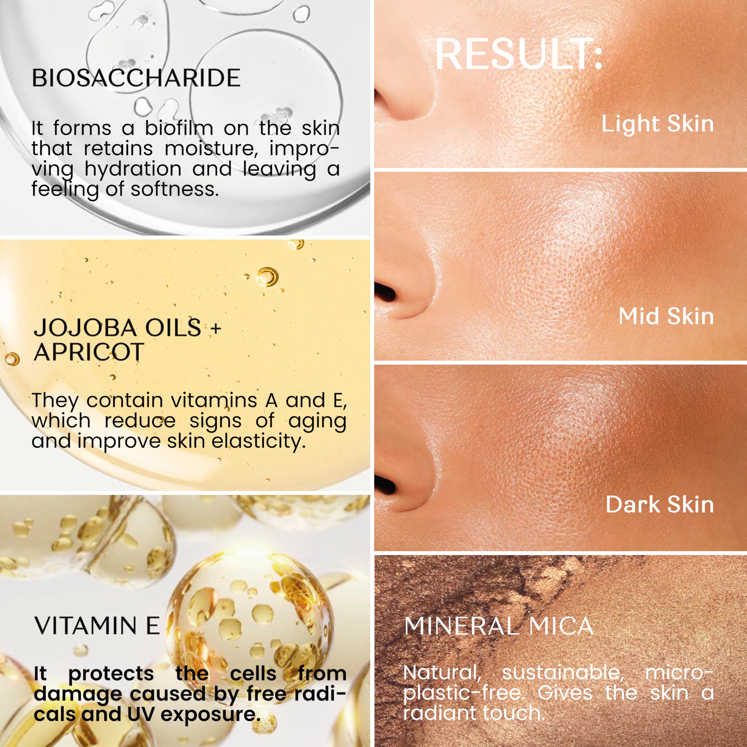 Senso Naturale Nourishing Solid Face Highlighter for Contouring Contour Stick with Shea Butter, Murumuru - Image 4