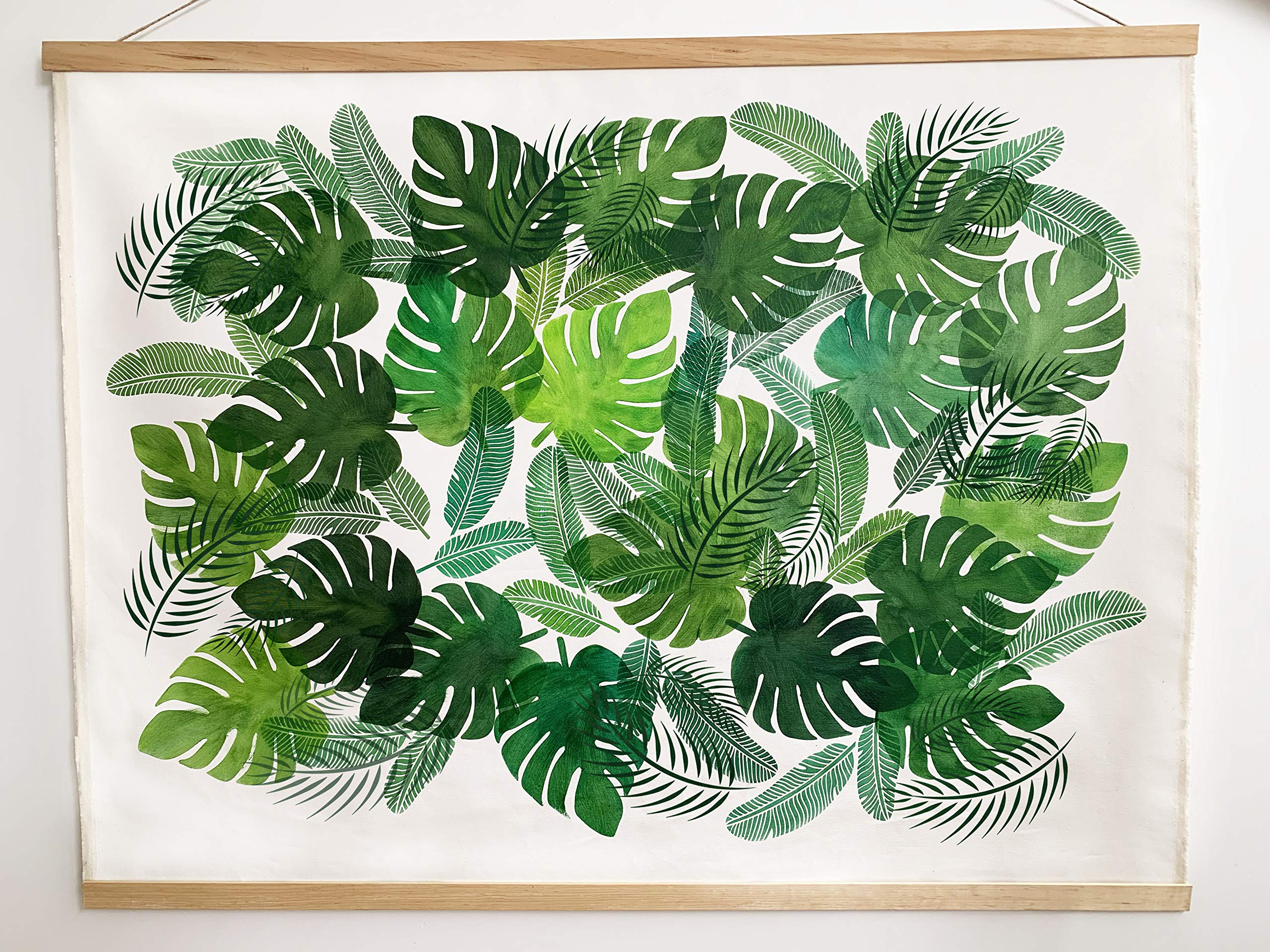 Stencil1 | Tropical Leaves 3 Pack Stencil Set - Palm Fronds 11” x