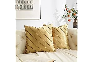 GIGIZAZA Velvet Gold Couch Pillows