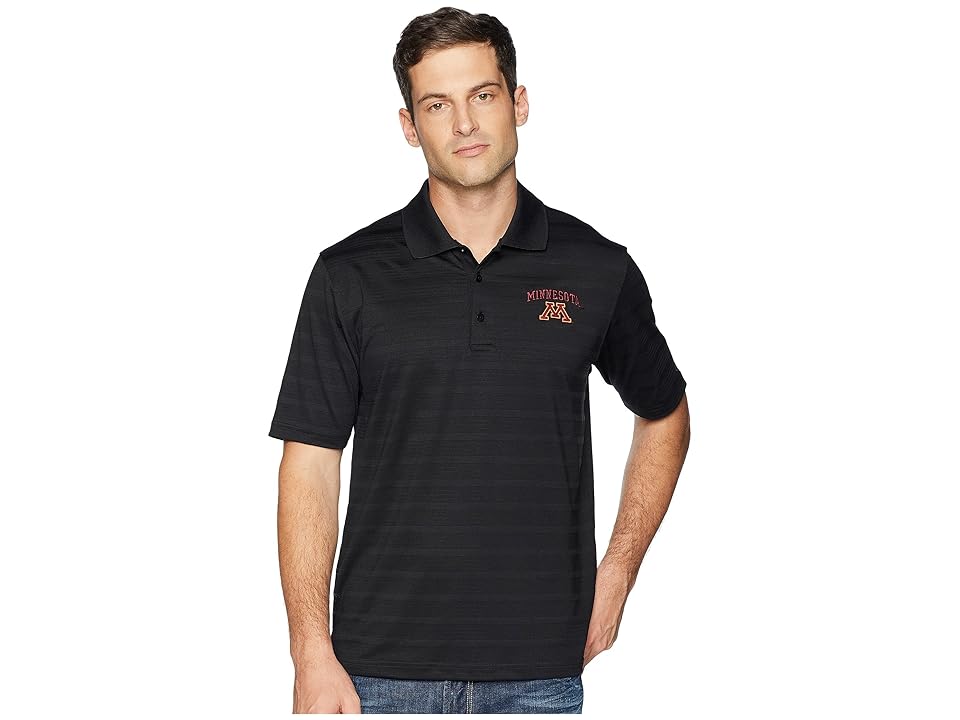 

Champion College Minnesota Golden Gophers Textured Solid Polo (Black) Boy's Clothing