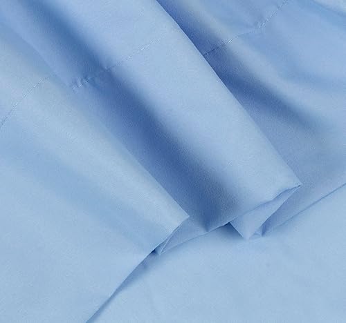 Miniatura 2 de CLAUVINCK Juego de sábanas de 1800 piezas de ropa de cama de 1800 hilos esenciales para habitación de dormitorio universitario, sábanas refrescantes