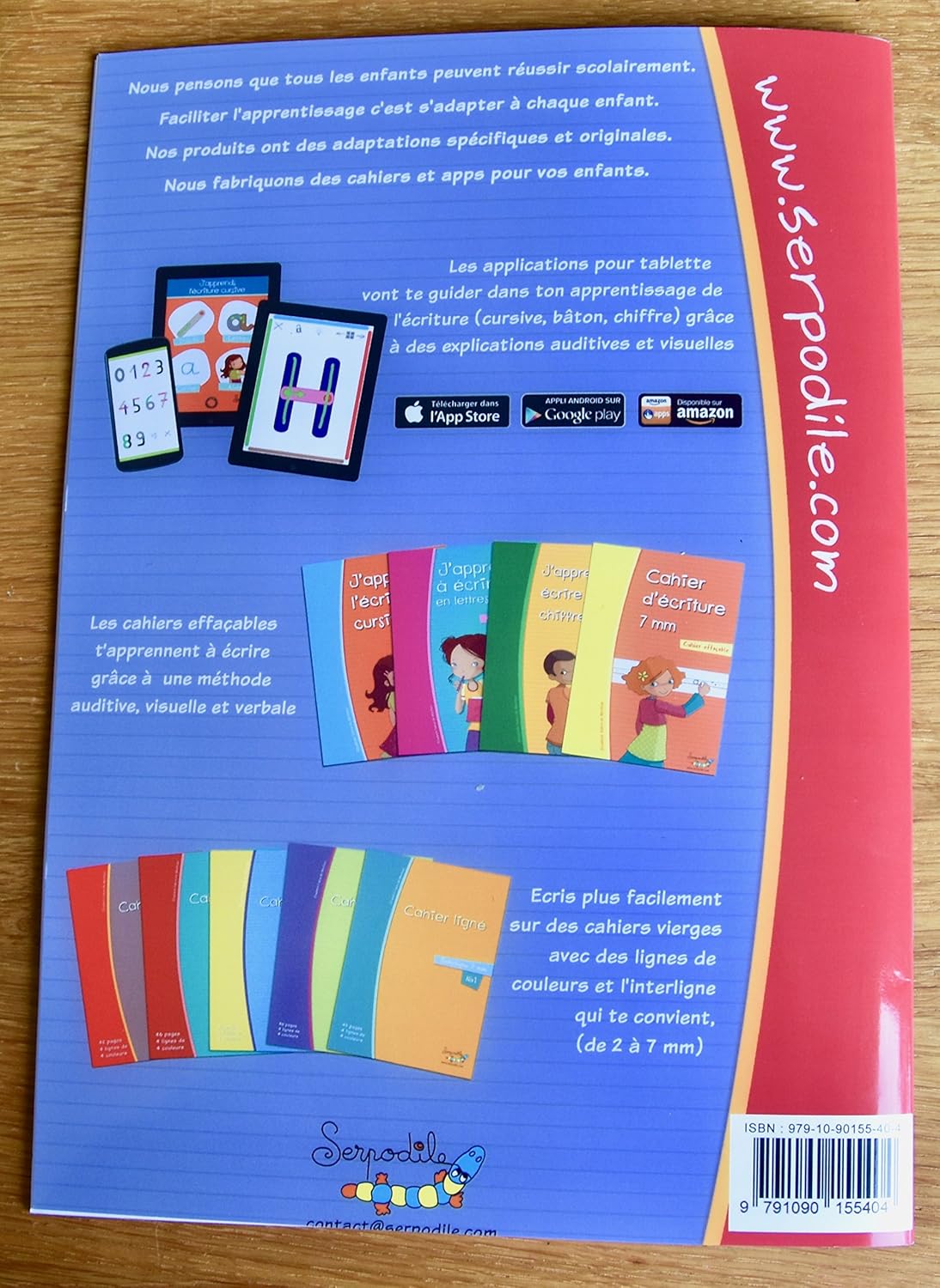 Notebook to teach cursive writing to DYS or children in difficulty - GS/CP - cursive writing