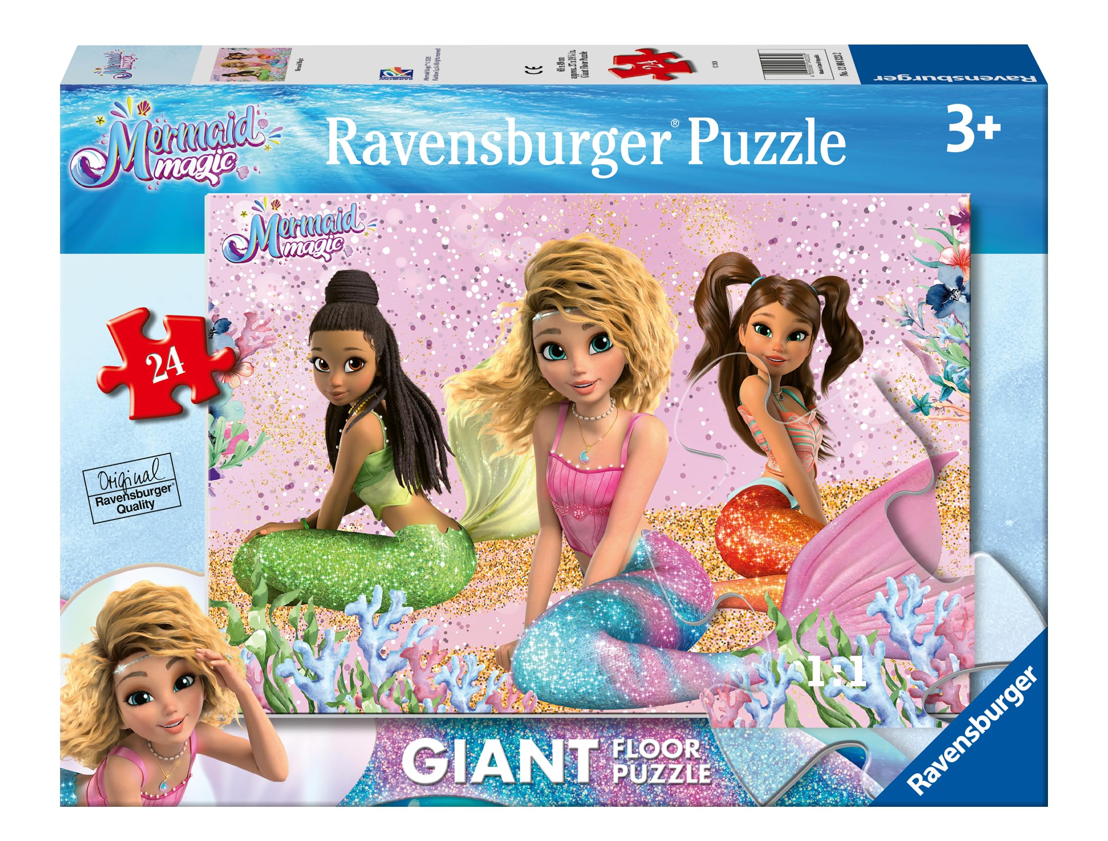 Ravensburger Mermaid Magic 24 Piece Giant Floor Puzzle