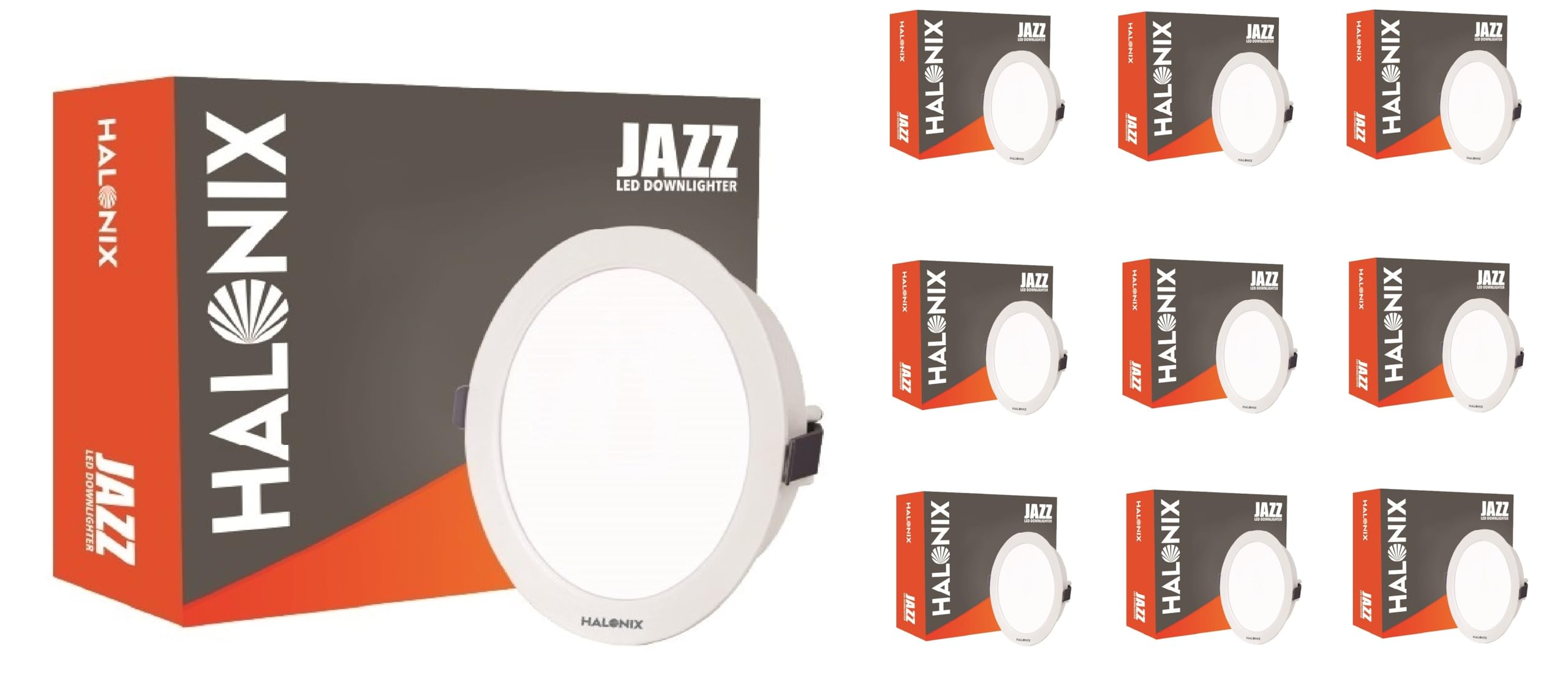 Halonix Jazz LED Downlighter - Warm White, Pack of 4 -8