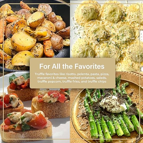 Miniatura 6 de Truffletopia  Rebanadas de trufa de verano  Carpaccio de trufa negra trufa real  Topping de lujo o gourmet  Listo para comer  Alternativa a las