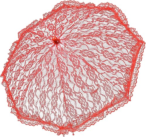 Sombrilla de encaje vintage para fiesta de té, boda, fotografía, escena, espectáculo, espectáculo, uso de decoración