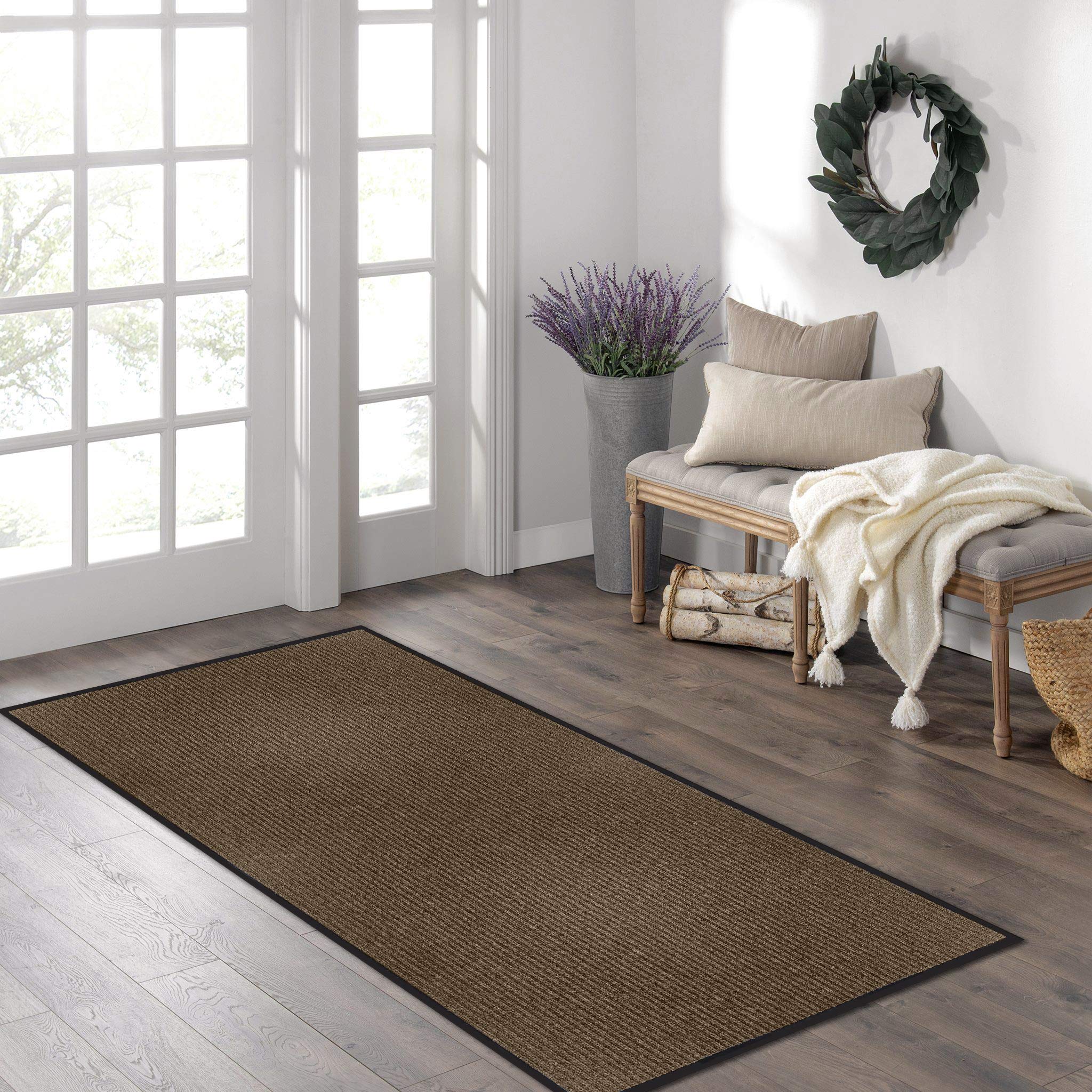 LuxUrux Durable Rubber Door Mat