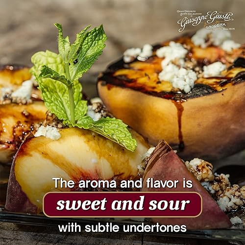 Miniatura 6 de Giuseppe Giusti Italian Crema Balsámico Glaze Vinagre Reducción de Modena IGP, Esmalte de vinagre balsámico con sabor natural hecho con vinagre