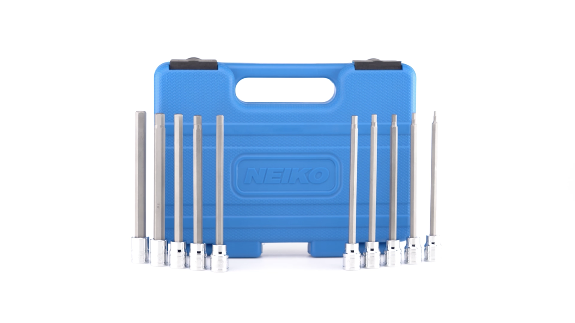 Neiko 10077A 3/8” Drive Metric Extra Long Allen Hex Bit Socket Set