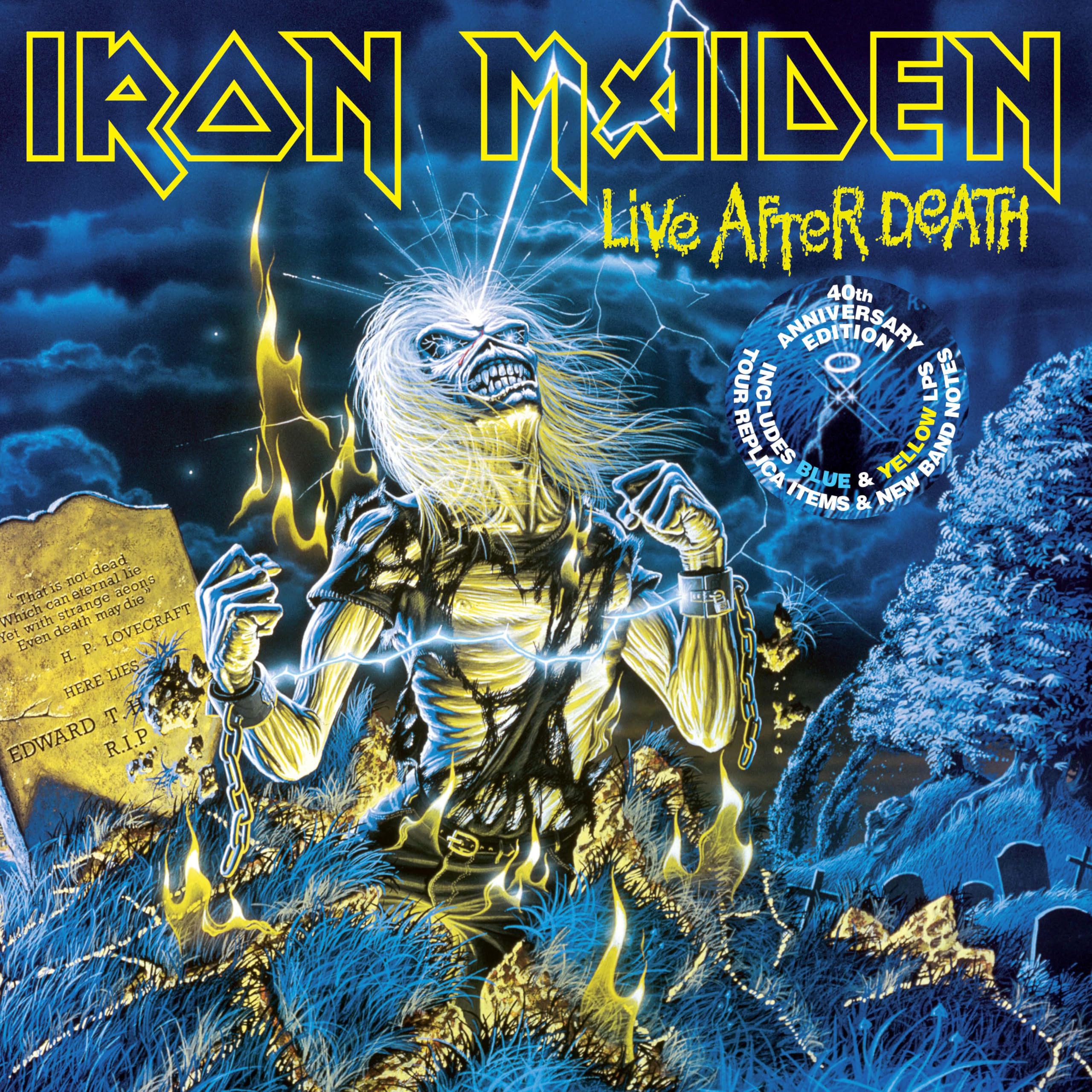 Live After Death (40Th Anniversary Blue & Yellow Limited Edt.)