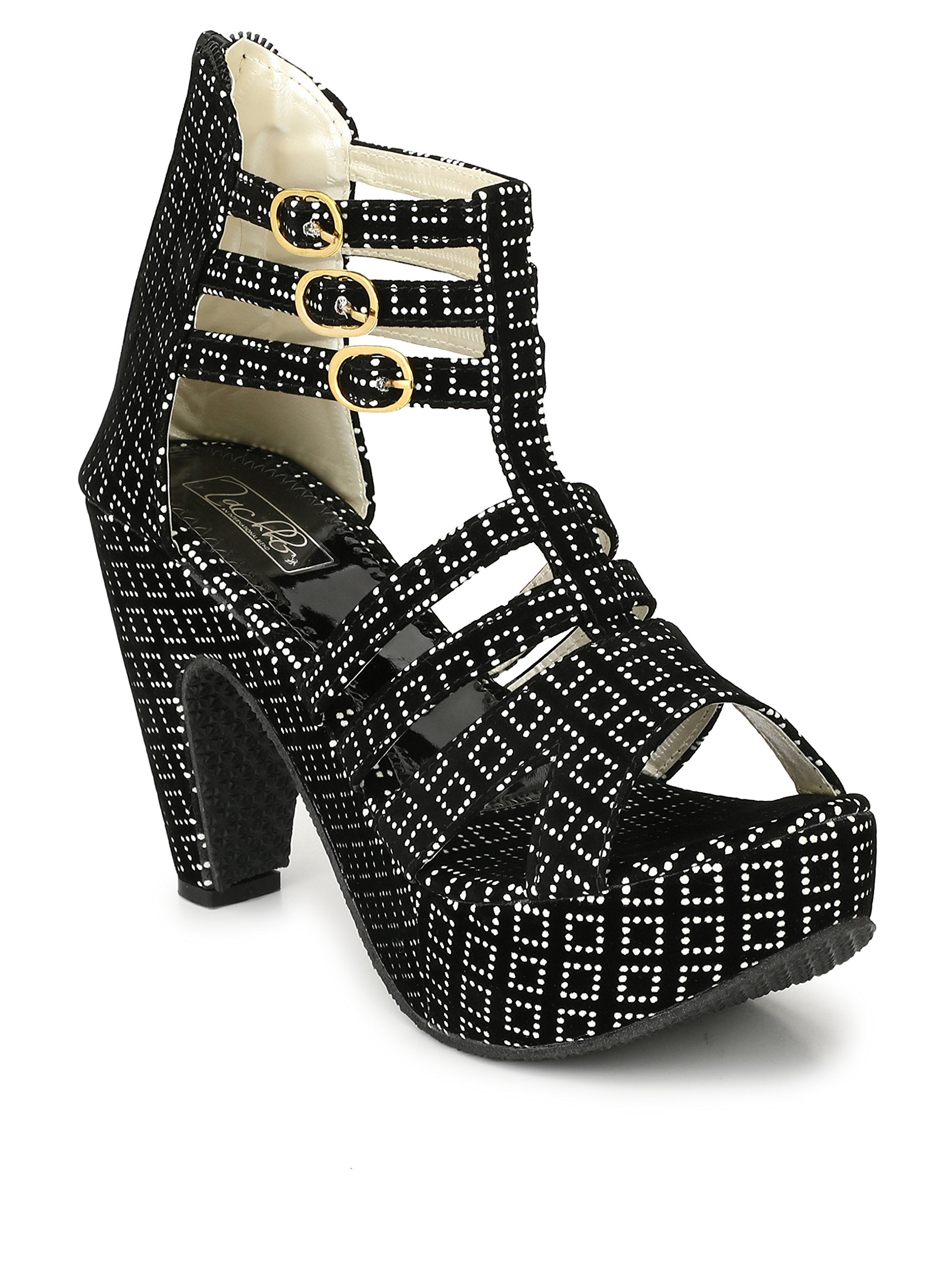 Zachho Black Imported Velvet With Print Design Rubber Sheet