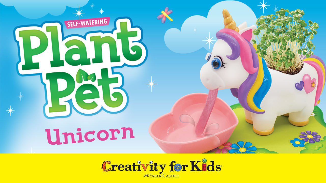 Amazon.com: Creativity for Kids Unicorn Self-Watering Plant Pet