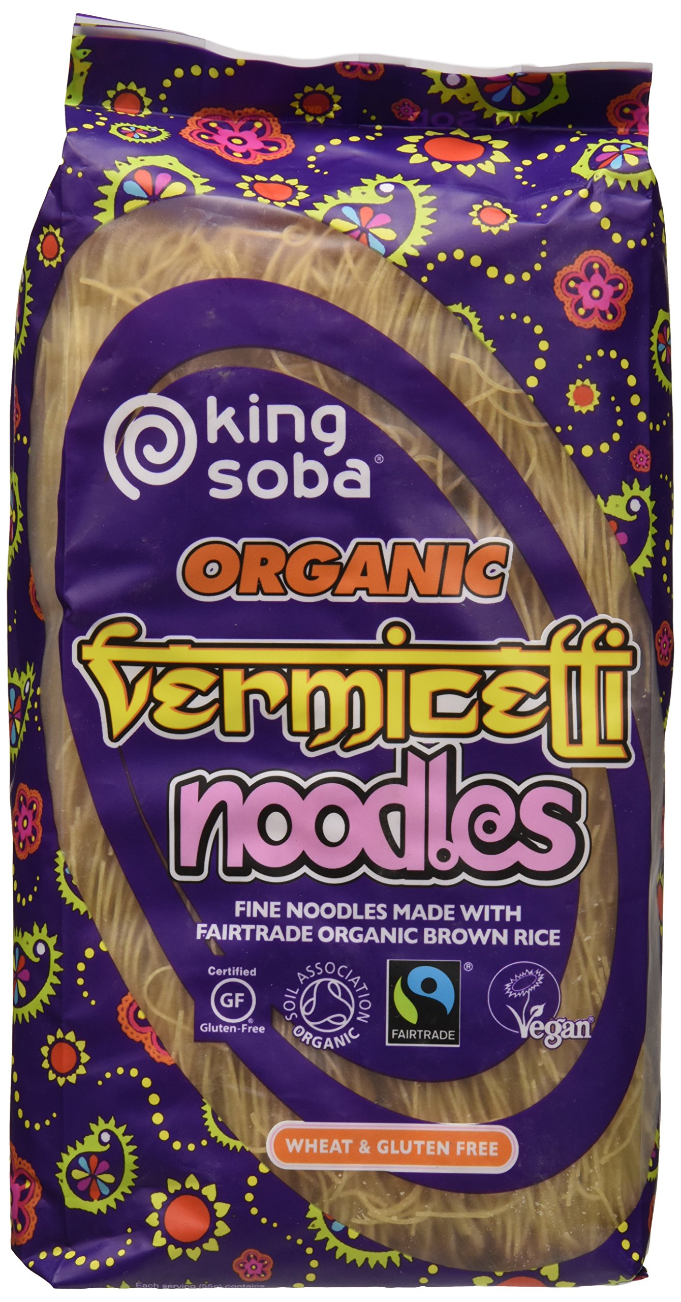 King Soba Noodles Vermicelli Riso Integrale - 250 gr