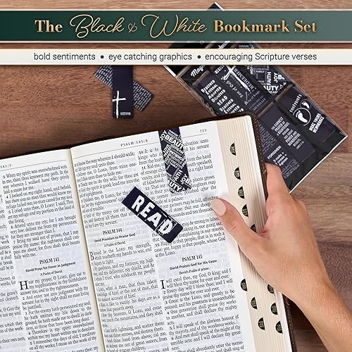 Miniatura 128 de Christian Art Gifts - Conjunto de marcapáginas magnéticos Lift Up Your Hands, 6 unidades Escénica #1