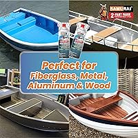 Vista 5 de SAMURAI 2-Part Spray Paint Epoxy Primer for Marine Surfacer (Primer White, Pack of 1 Can)