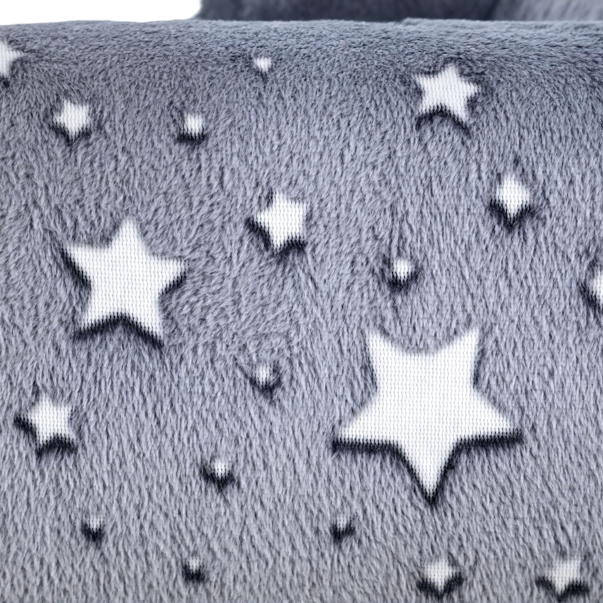 AIYAPLAY Fauteuil Enfants canapé pour Enfants hosphorescent avec Motif étoilé, Mini canapé en Tissu Velours, pour garçons et Filles, Gris