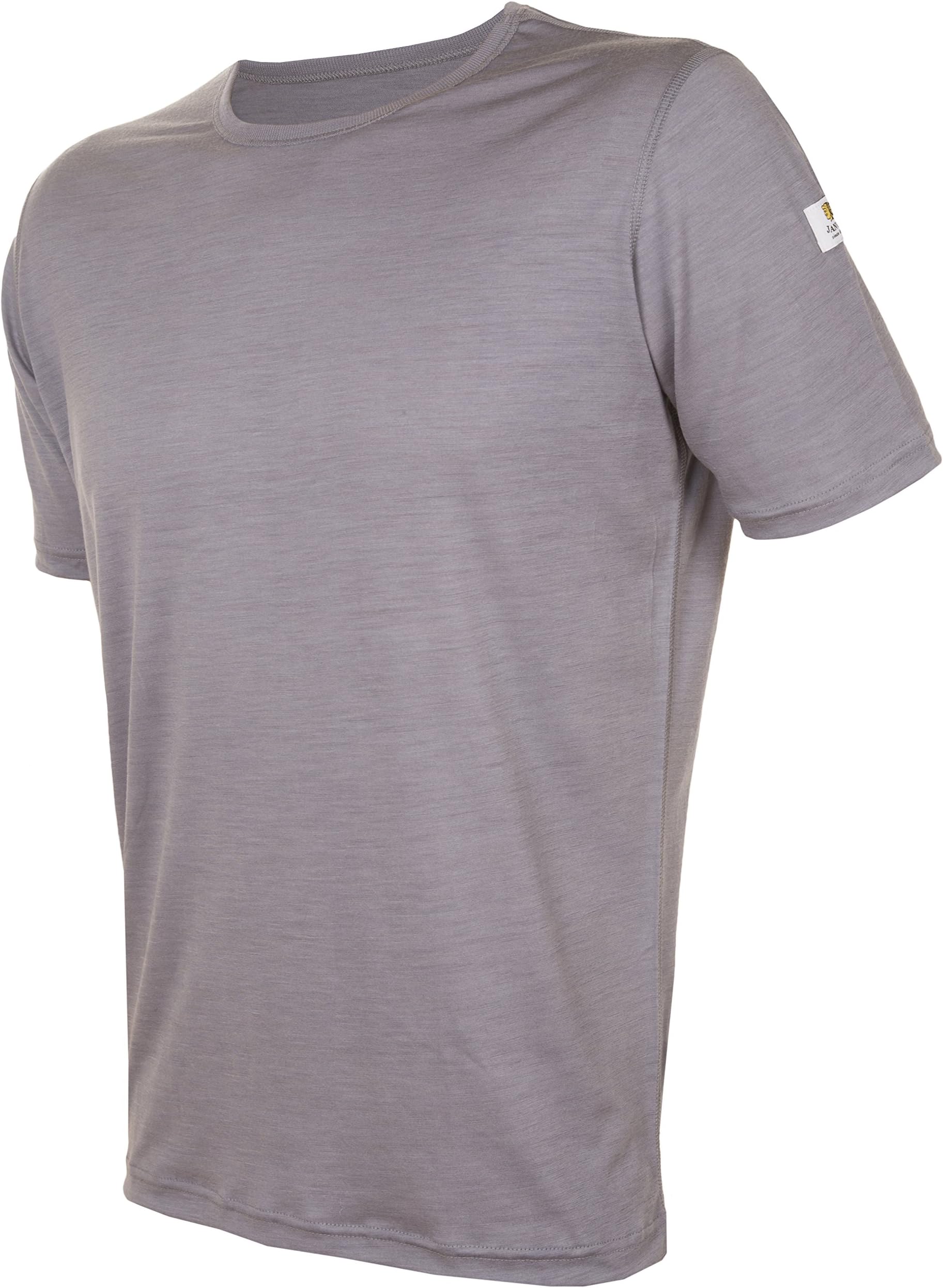 Janus Summerwool 100% Merino Wool Men's T-Shirt Machine Washable Made in Norway