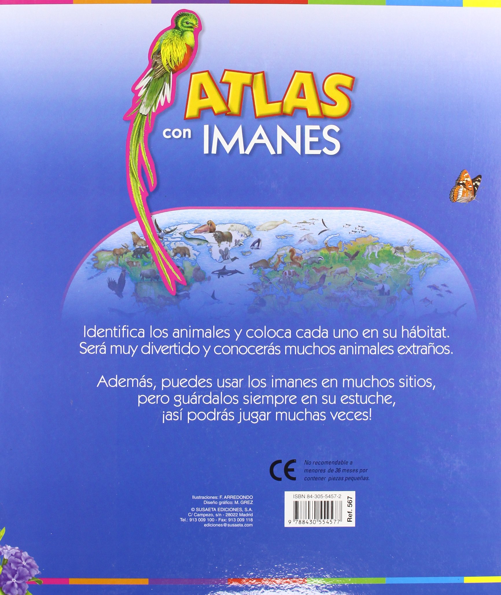 Atlas De Animales Con Imanes