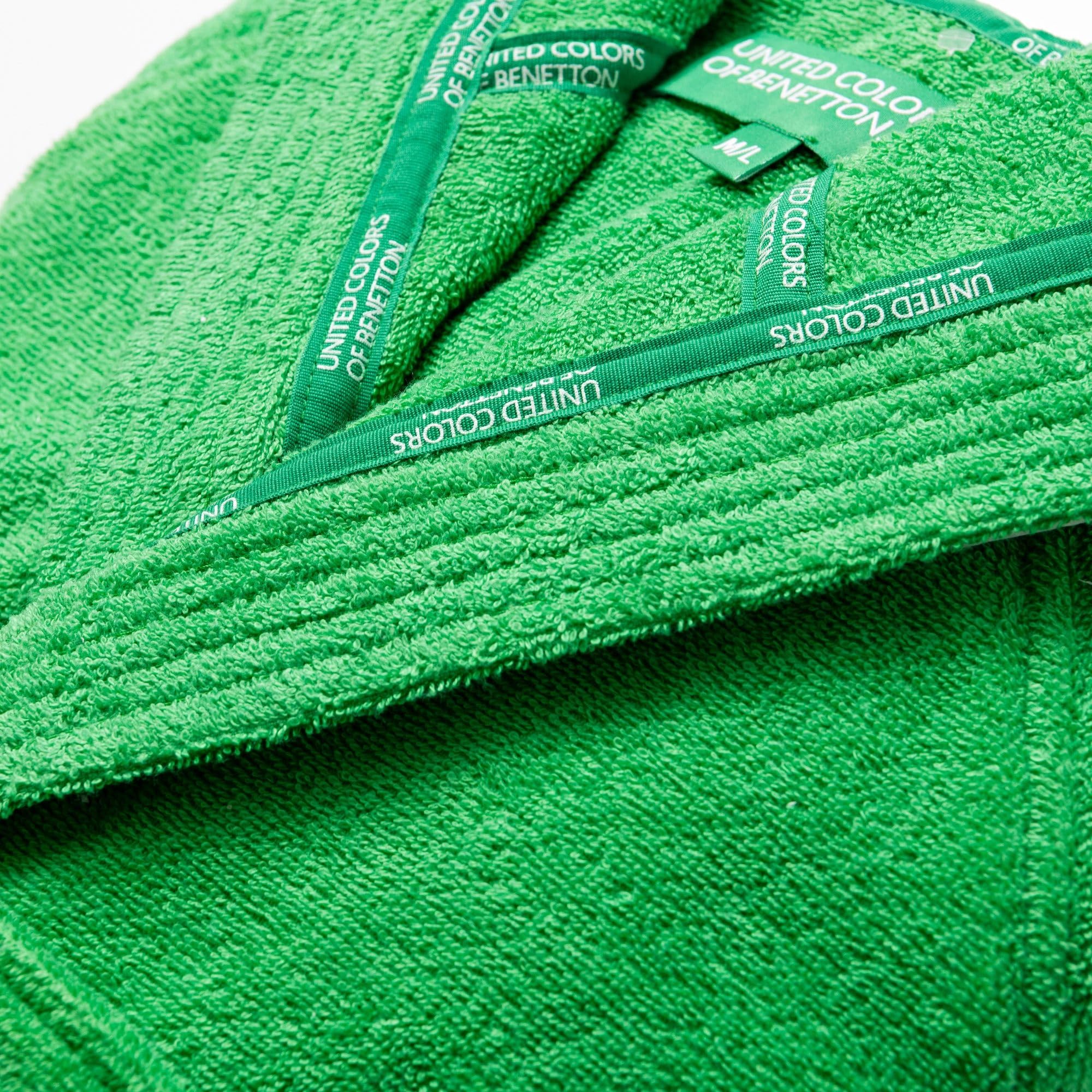 United Colors of Benetton Accappatoio con Cappuccio Unisex-Adulto