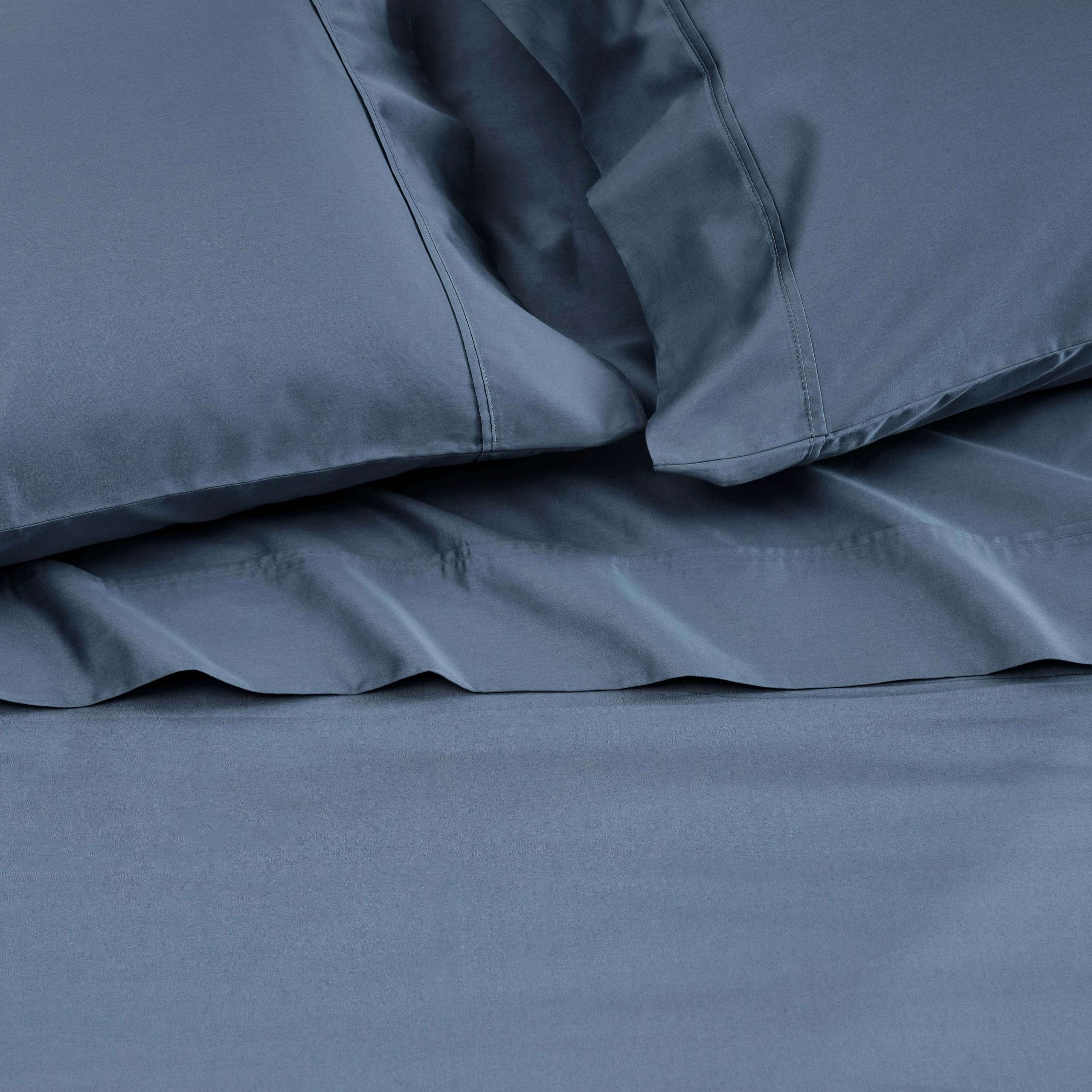 Superior Apus Set di lenzuola in cotone, tessuto in rasatello, biancheria da letto morbida, lusso moderno, confortevole, facile da pulire, elementi essenziali per la decorazione della casa, design a